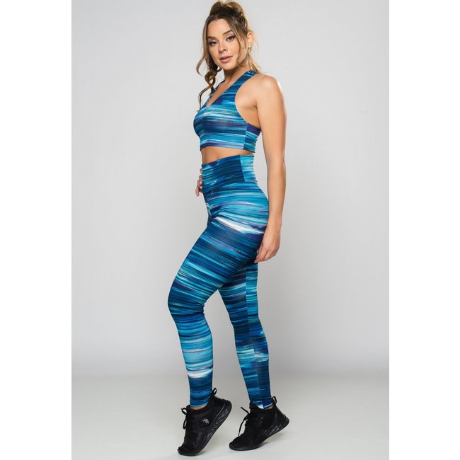 Calça Legging MVB Modas Cintura Alta Fitness Nuance