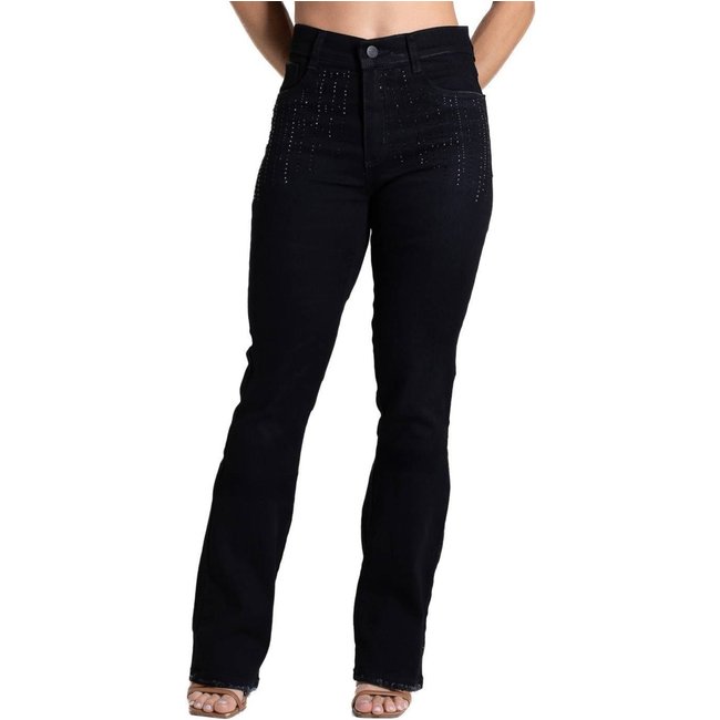 Calça Sarja Sawary Boot Cut - 282226 - Preto - Sawary