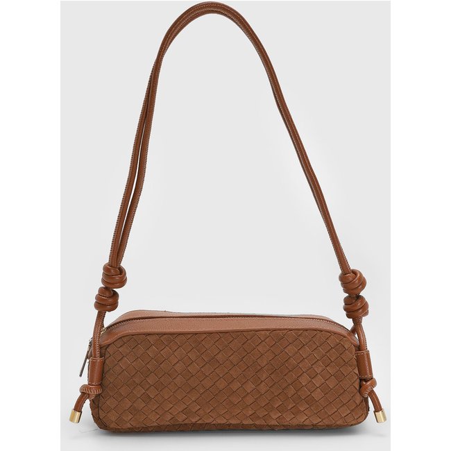Bolsa Luiza Barcelos Tiracolo Tressê Caramelo