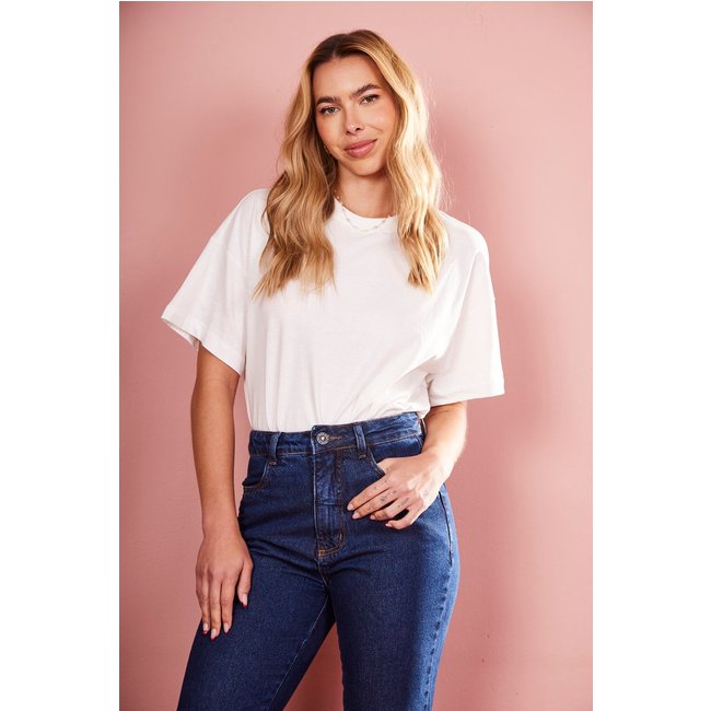 T-Shirt In Love Over Off White