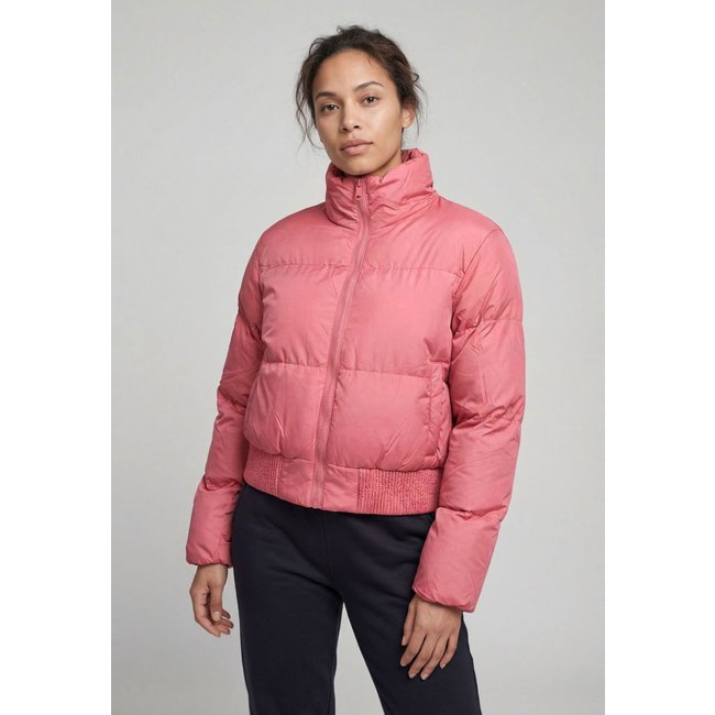 Jaqueta Feminina Facinelli Puffer Nylon Rosa