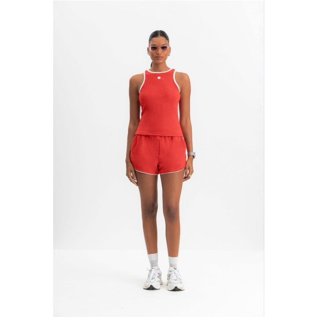 Blusa Feminina Atoalhada Essendi Vermelho Médio Vermelho