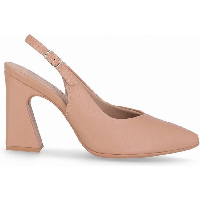 Slingback Silvana Salto Alto Nude