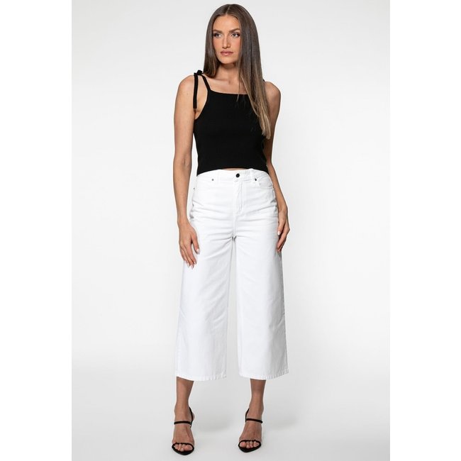 Regata Guess Canelada Alça Laço Preto