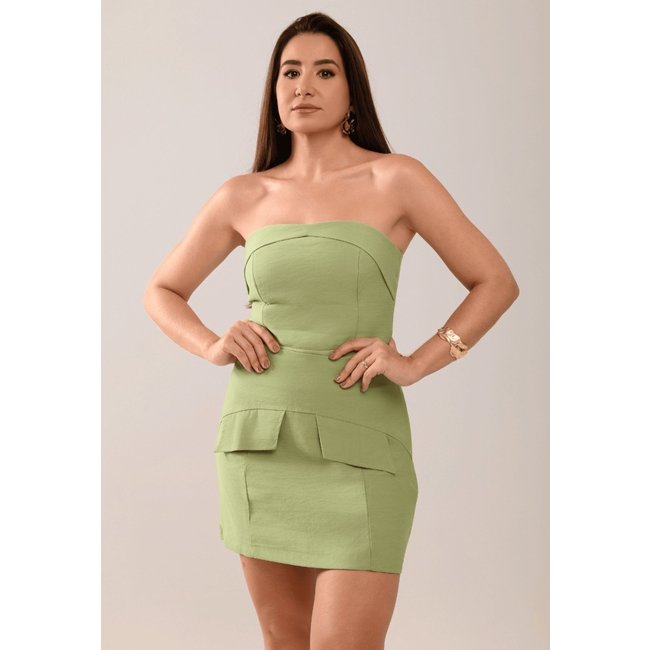 Blusa Meia Loka Tomara que Caia Mykonos Verde