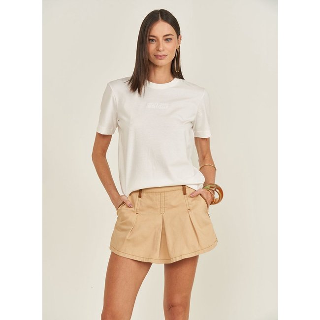 Camiseta Feminina Ovesized Colcci Off Shell