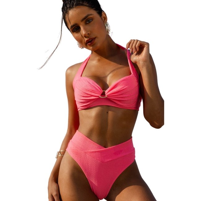 Conjunto Biquíni Mlev Estruturado Rosa