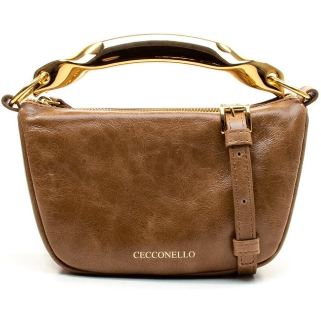 Bolsa Couro Marrom Cecconello C2620-6