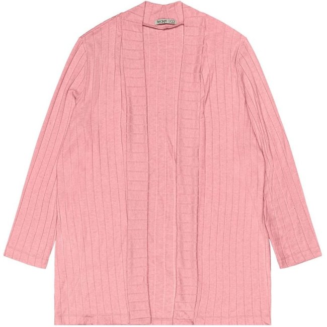 Cardigan Plus Size Feminino Secret Glam Rosa