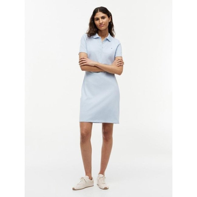 Vestido Polo Tommy Hilfiger 1985 Pique Azul