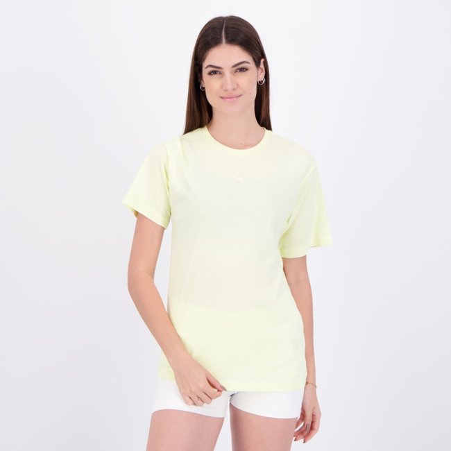 Camiseta Puma ESS Relaxed Feminina Verde