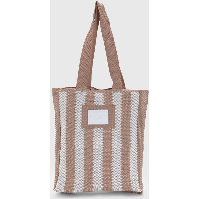 Bolsa Feminina Brizza Arezzo Listrada Rosa
