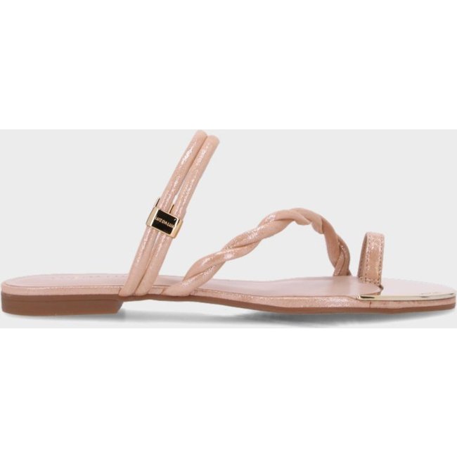 Chinelo Couro Luz Da Lua - 53129400 Luz Da Lua Bege