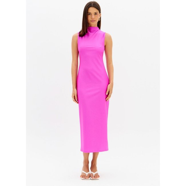 Vestido Super Midi Gola Alta Lança Perfume
