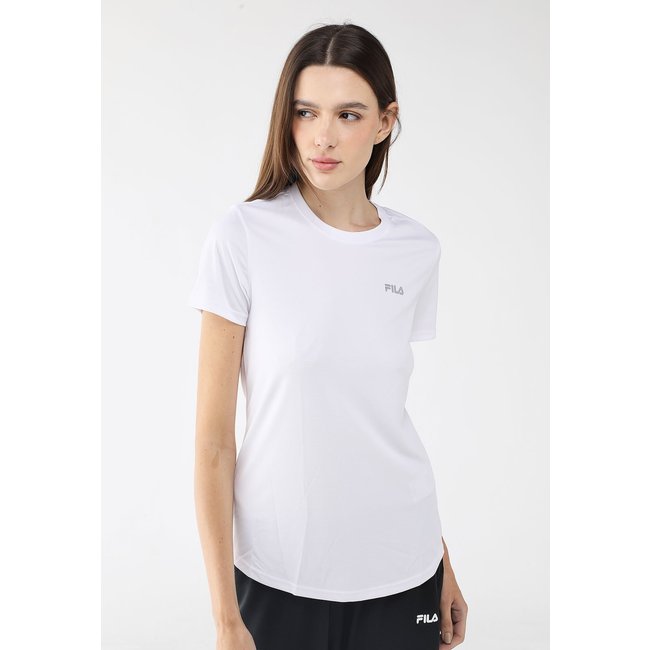 Camiseta Fila Reta Basic Sports Branca
