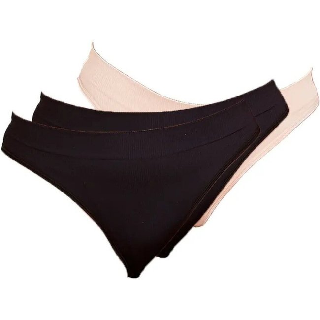 Kit com 3 Calcinhas Biquíni Hope 35010 Preto