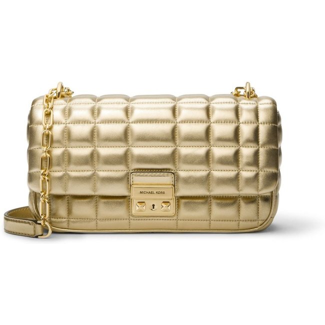 Bolsa De Ombro Tribeca Em Couro Metalizado 30R4G2RL7M740
