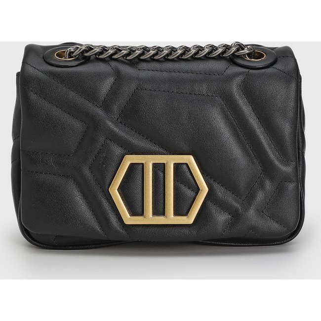 Bolsa Feminina Arezzo Média Matelassê Preta
