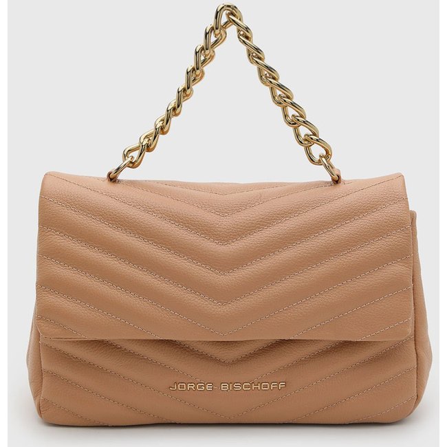 Bolsa Feminina Jorge Bischoff Matelassê Nude