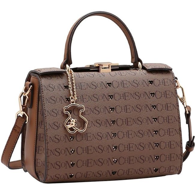 Bolsa Feminina Chenson Cristal Monograma 3485401 Café