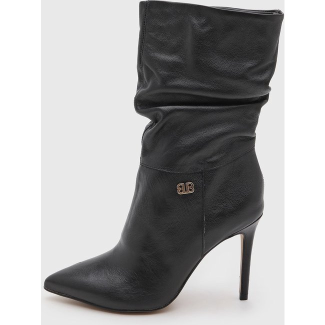Bota Feminina Bottero Cano Médio Preta