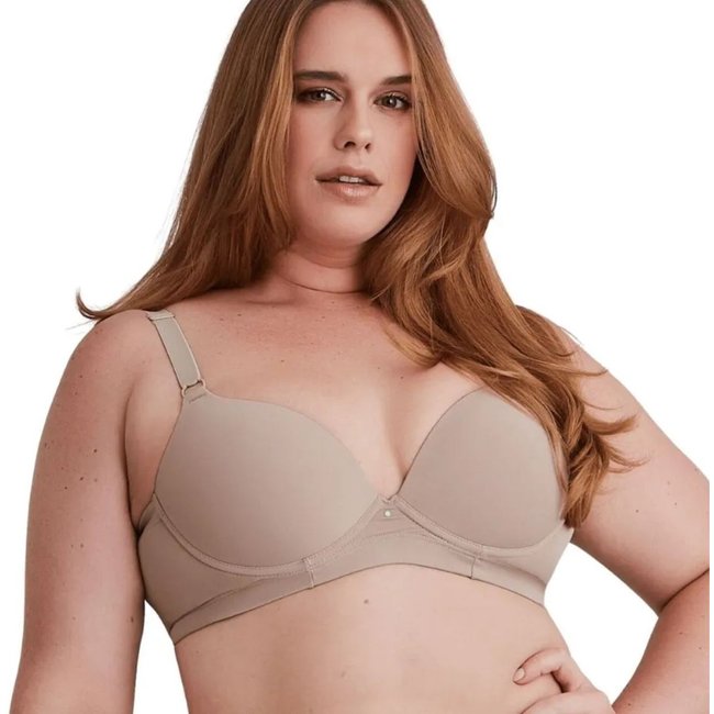 Sutiã Sustentação Plus Size Bojo Liso Nayane Rodrigues