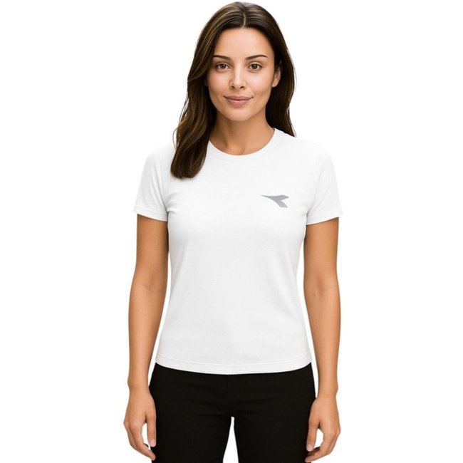 Camiseta Diadora Small Logo Feminina - Branco - diadora
