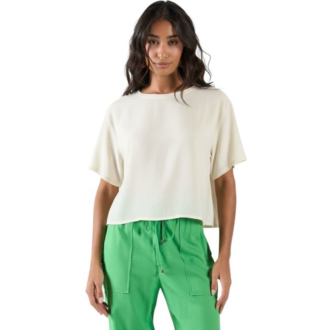 Blusa Básica e Mangas Fluidas Colcci CLC Off Shell