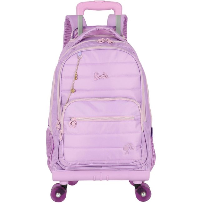 Infantil - Mochila Rodinhas 360 Skate Grande Juvenil Matelassê Barbie Roxo