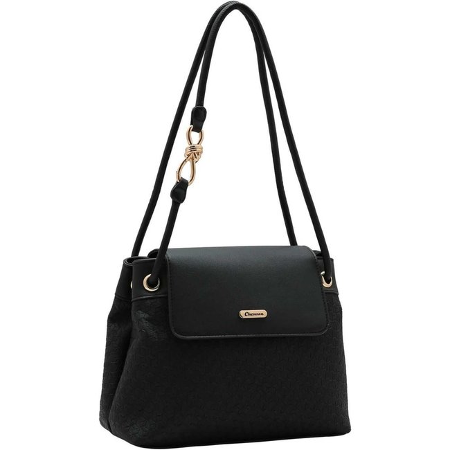 Bolsa Feminina Chenson Ferragem Chic 3485306 Preto