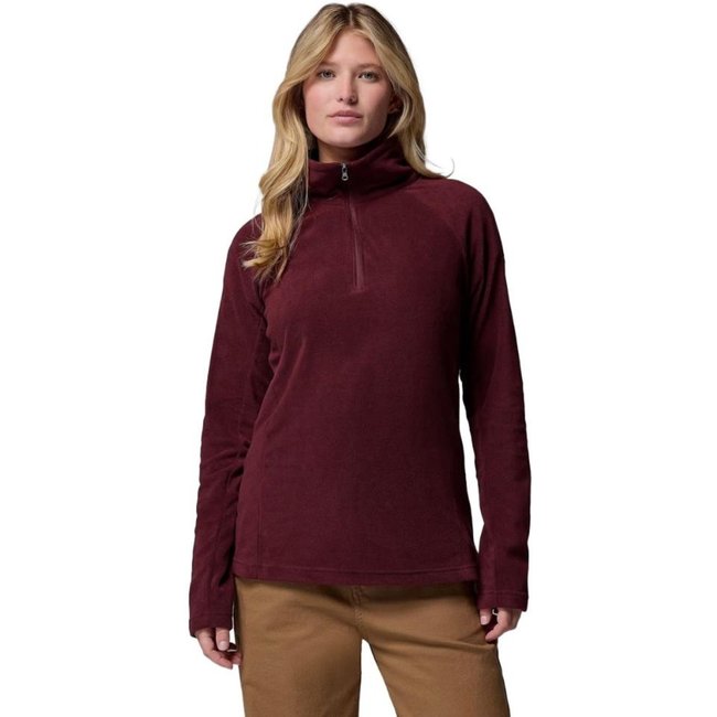 BLUSAO COLUMBIA FEMININO GLACIAL IV 1/2 ZIP Vinho