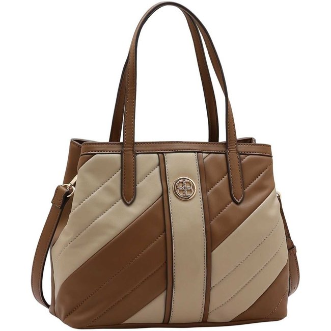 Bolsa Feminina Chenson Matelassê Diagonal 3485248 Marrom