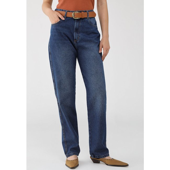 Calça Jeans Lança Perfume Reta Pocket Azul
