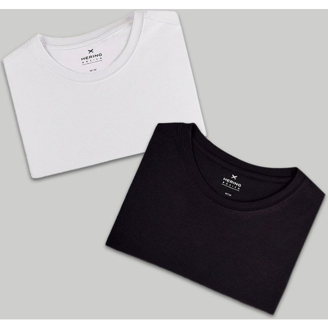 Kit Com 2 Camisetas Femininas Básicas