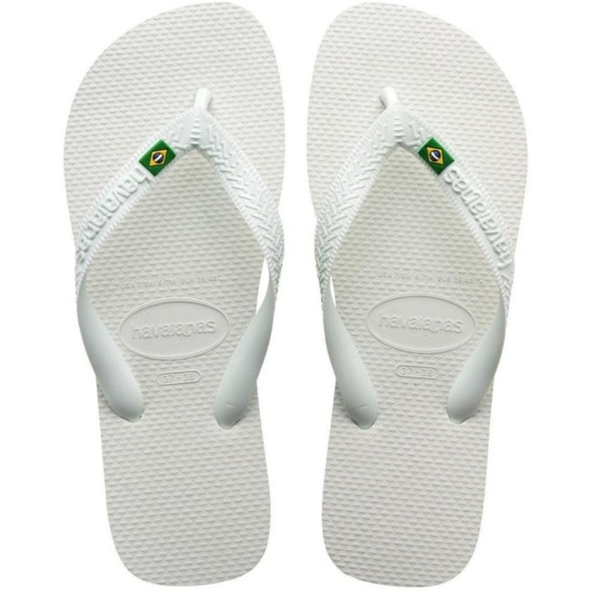 Chinelo Havaianas Brasil Branco Branco