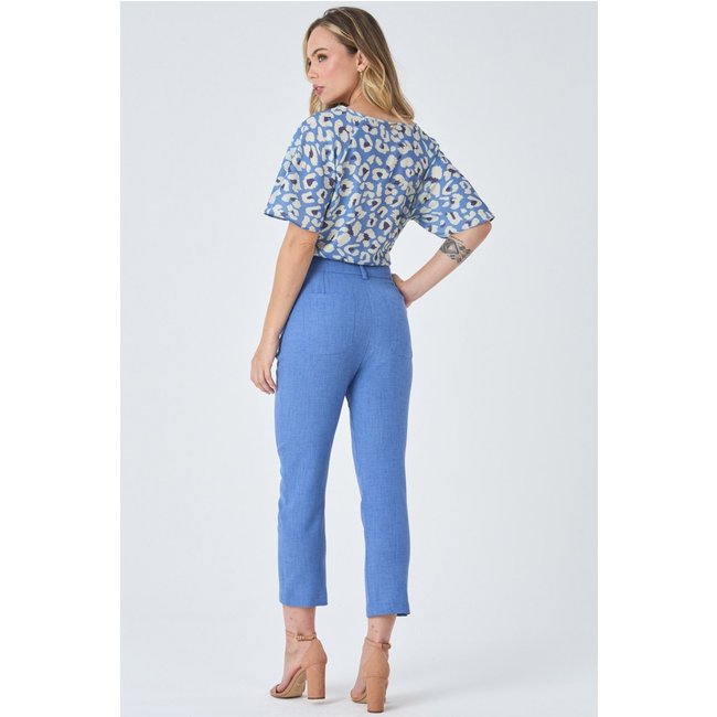 Calça PKS Alfaiataria Capri Azul