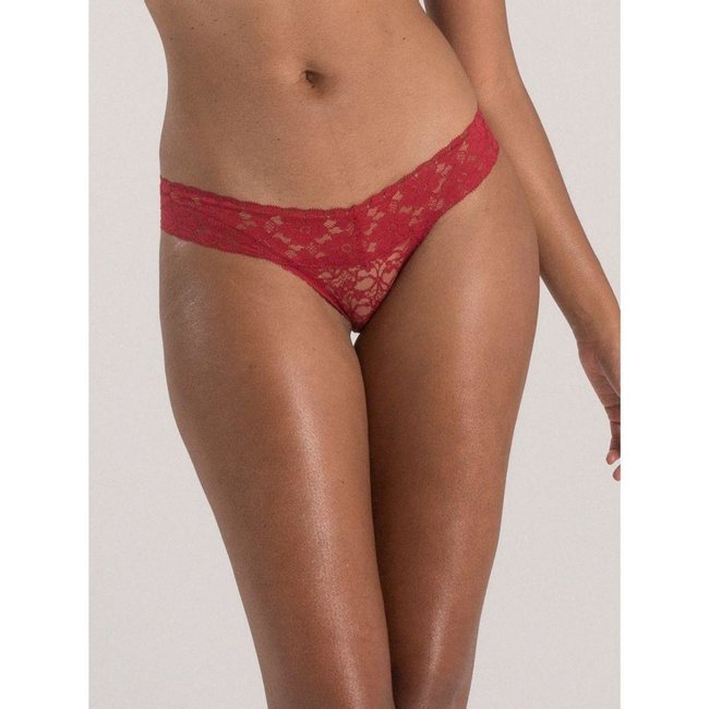 Calcinha Biquíni Renda Sweet Lace Vermelho Divino Vermelho