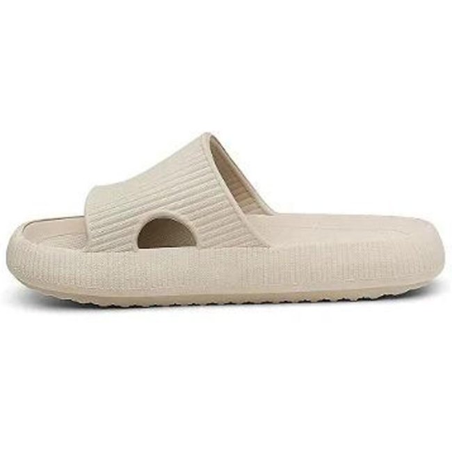 Chinelo Nuvem Ortopédico Pé de Algodão Bege