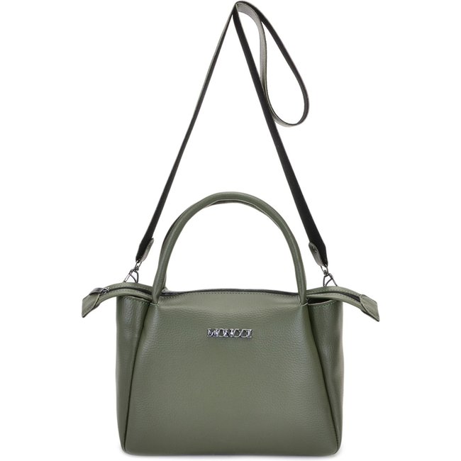 Bolsa Feminina Moncci Média Transversal Forrada Cancun Verde Militar