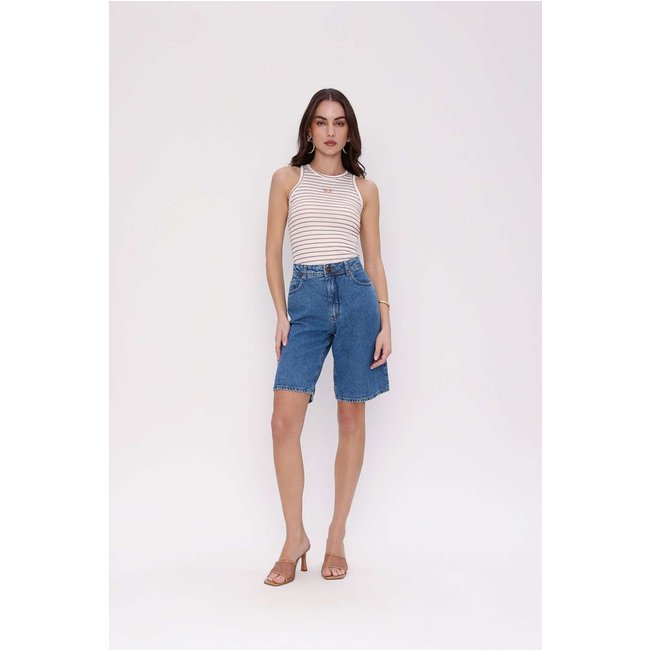 REGATA LISTRAS JEANS MOCHA MOUSSE Gatabakana