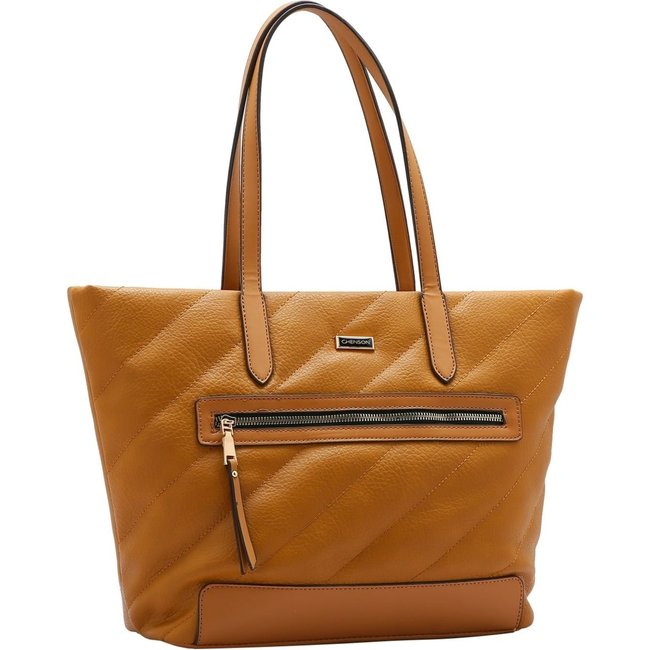 Bolsa Feminina Chenson Matelasse Diagonal Mostarda