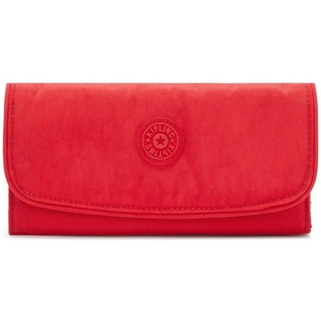 Carteira Kipling Money Land Red Rouge