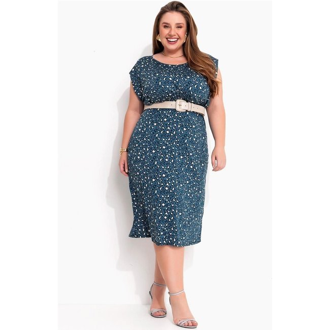 Vestido Em Malha Fria Onça Missoni Marguerite