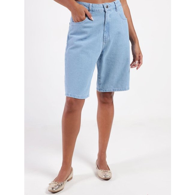 Jorts Jeans Autentique Feminino AZUL CLARO