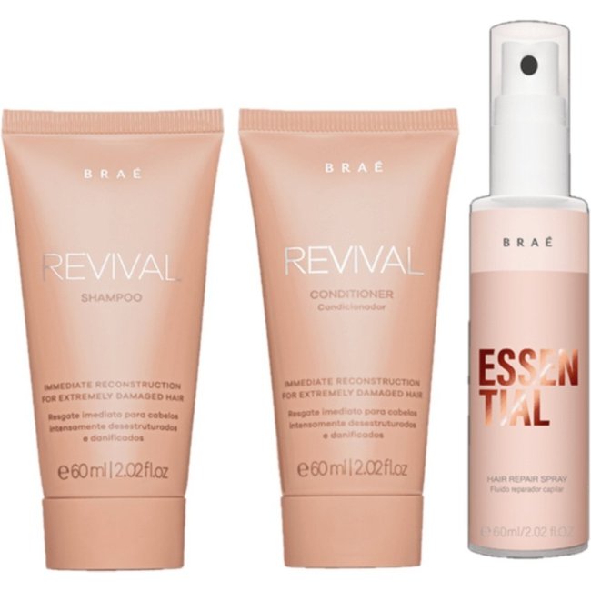 Kit Braé Revival Essential Trio Mini (3 produtos)