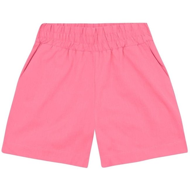 Shorts feminino em linho Essendi -Rosa Rosa