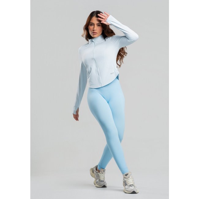 Calça Legging Fitness Sem Costura Salvatore Azul
