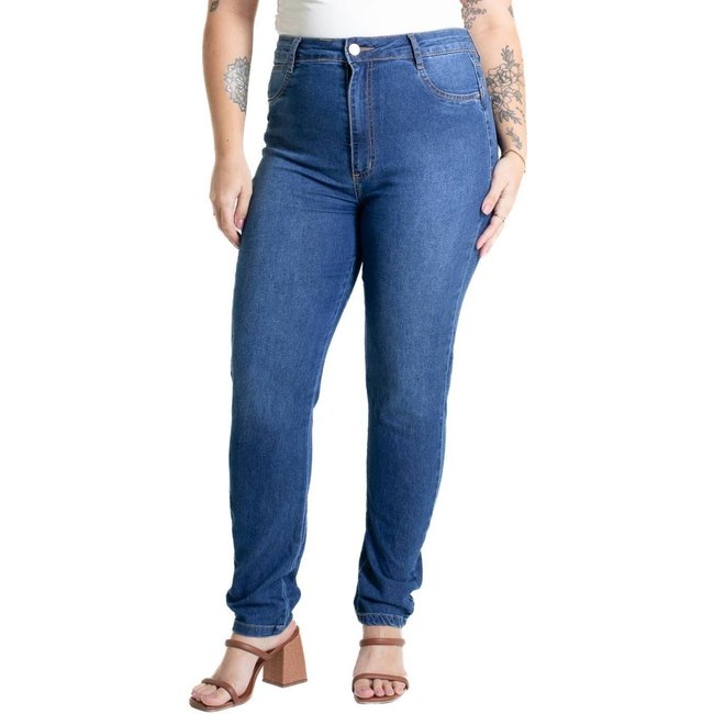 Calça Jeans Sawary Plus Size - 280946 - Azul - Sawary