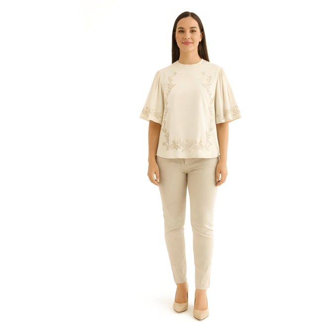 Blusa Feminina Estampada Manga Ampla Lez A Lez
