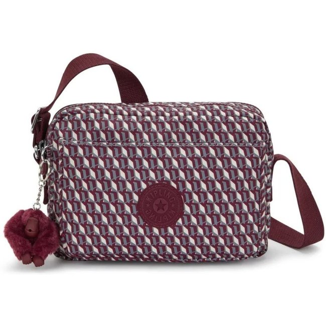 Bolsa Kipling Abanu M 3DK Wine